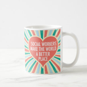 Inspirational Social Worker Gift Kaffemugg