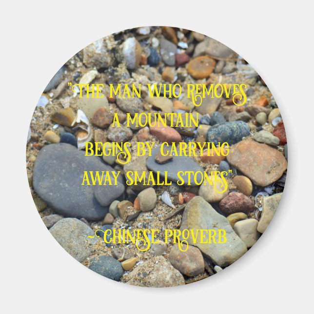 Inspirational Stones Magnet (Framsidan)