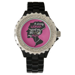 Inspirational Strong Woman Rosa Mors dag Armbandsur