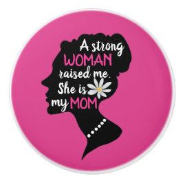 Inspirational Strong Woman Rosa Mors dag Knopp