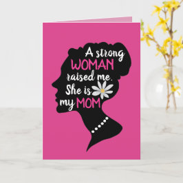 Inspirational Strong Woman Rosa Mors dag Kort