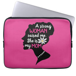 Inspirational Strong Woman Rosa Mors dag Laptop Fodral