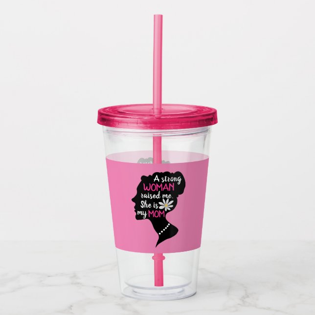 Inspirational Strong Woman Rosa Mors dag Take Away Mugg (Framsida)