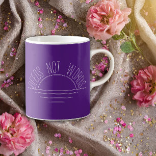 Inspirational Sunrise Deeds Not Ord for grad Kaffemugg
