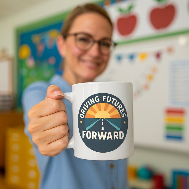 Inspirational Teacher Kopp; Lära med syfte Kaffemugg (Skapare uppladdad)