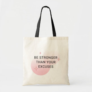 Inspirational Tote Bag Tygkasse