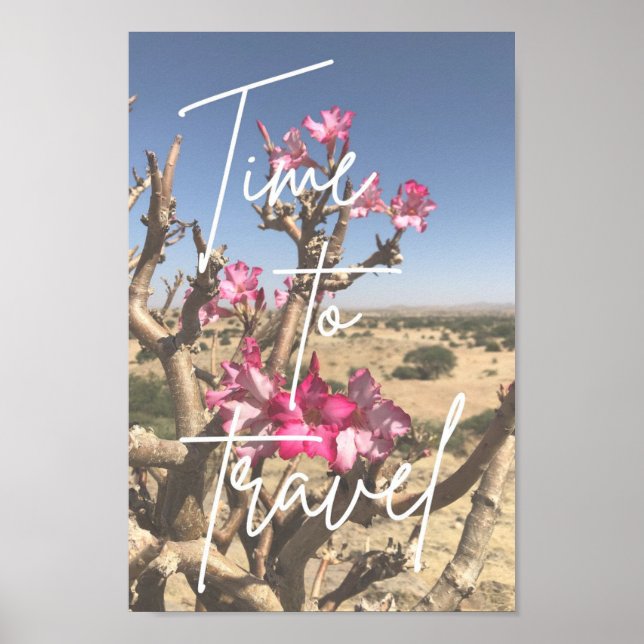 Inspirational Travel Poster - Desert Rose (Framsidan)