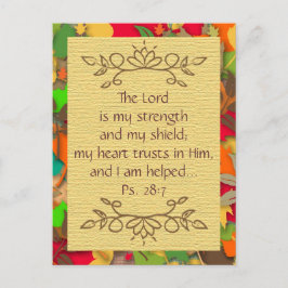 Inspirational-Trusting in the Lord-Postcard Vykort