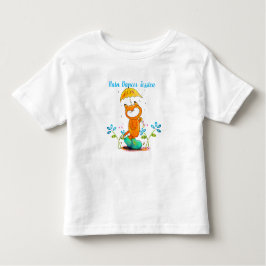 Inspirational Vår Fox med Parbrella T Shirt