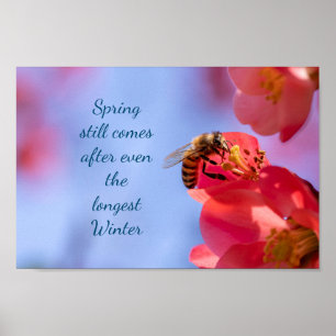 Inspirational Vår Message Poster