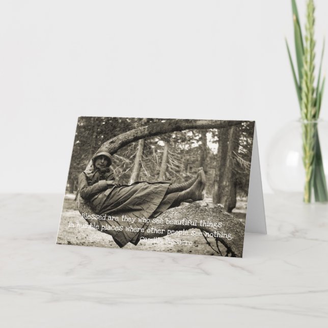 Inspirational Vintage Photograph Woman Beauty Kort (Framsida)