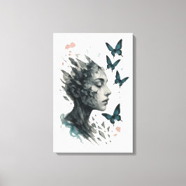 Inspirational Wall Art | Butterfly Transformation Canvastryck