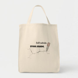 Inspirational Women Tote Bag - Strength Quote  Tygkasse