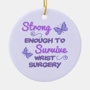 Inspirational Women's Wrist Surgery Julgransprydnad Keramik