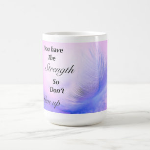 Inspirationcitat mugg