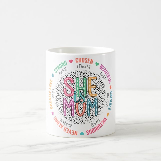 Inspirationell att hon är förtjust i Mamma Kaffemugg (Center)