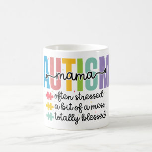 Inspirationell autism Mamma Kaffemugg