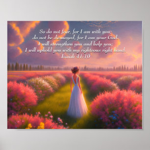Inspirationell bibel vers från Isaiah Bible Poster
