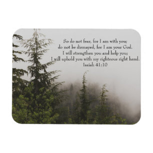 Inspirationell bibel vers från Isaiah Magnet