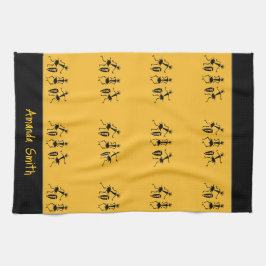 Inspirationell dans, afrikansk konsthysterisk Oran Kökshandduk