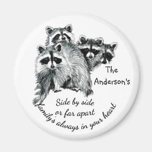 Inspirationell familj alltid i din hjärtefråga magnet
