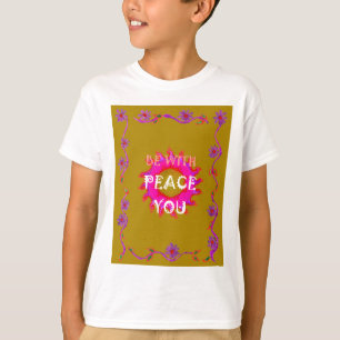 Inspirationell fred med dig vektorgekonst tee shirt