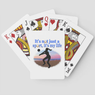 INSPIRATIONELL FRIVILLEYBALL ÄR MITT LIVSLÄNGE. CASINOKORT