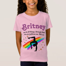 INSPIRATIONELL GYMNAST BIBEL PERSONLIG TEE