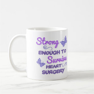 Inspirationell hjärtoperation hos kvinnor kaffemugg