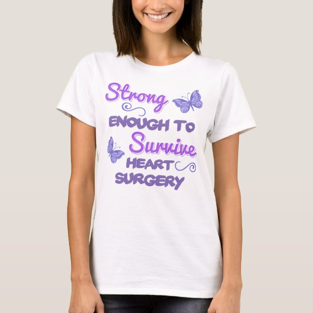 Inspirationell hjärtoperation hos kvinnor t shirt (Framsida)