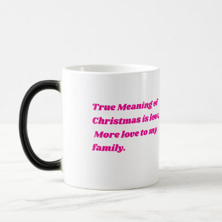 Inspirationell juloffert magisk mugg