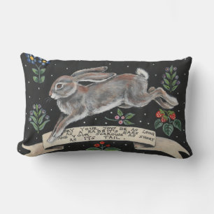 Inspirationell kanin Pillow Vänskap Bröllop Lumbarkudde