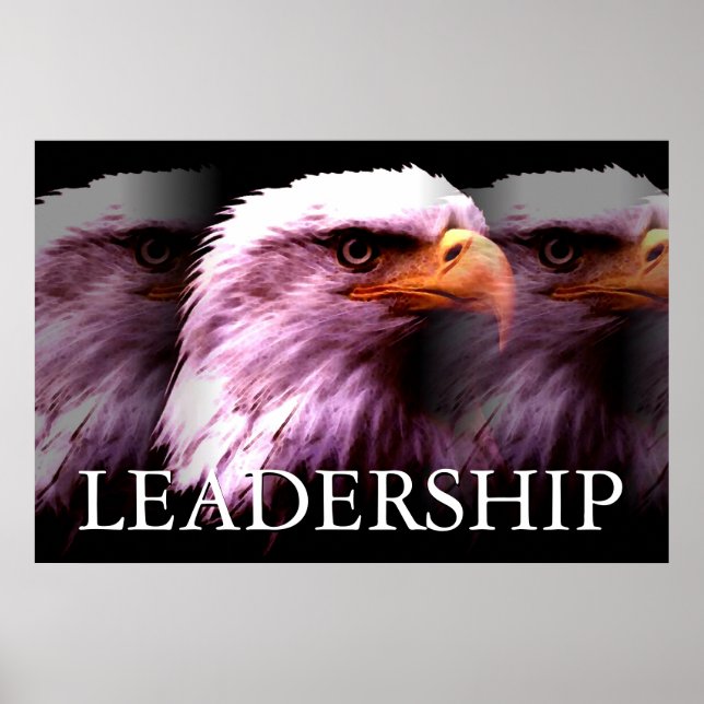 inspirationell ledarskapseagle poster (Framsidan)