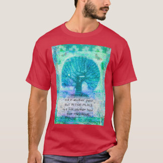 Inspirationell lycka citerar Walt Whitman T Shirt