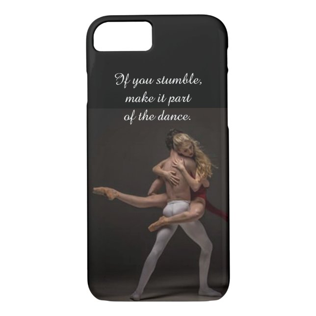 Inspirationell motivation citat Case-Mate iPhone skal (Baksida)