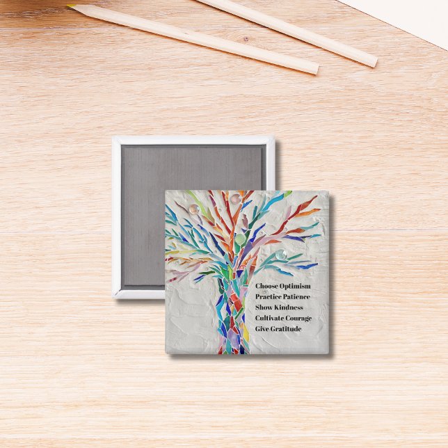 Inspirationell motivation citat magnet (Skapare uppladdad)