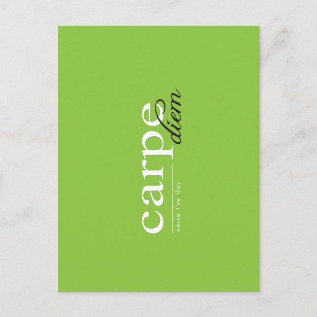 Inspirationell motivation citat vykort (Framsida)