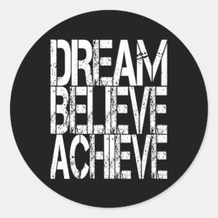 Inspirationell motivation: Shirt Women Manar B Runt Klistermärke