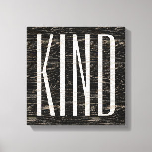 Inspirationell Ord Art Rustik 4 Brev Canvastryck
