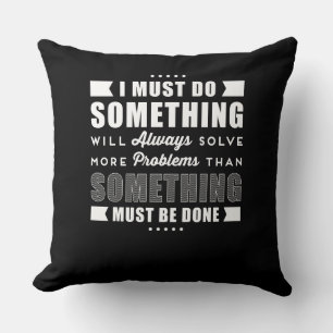 Inspirationell positiv motivation kudde
