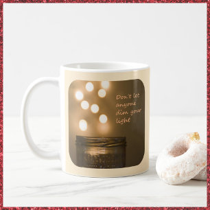 Inspirationell semestern Burk Ljus Kaffemugg
