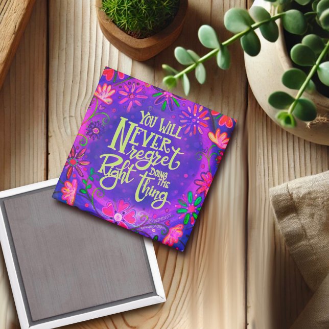 Inspirationell Söt Höger Sak Inspirivitet Magnet (Skapare uppladdad)