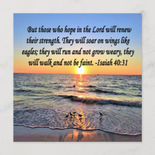 INSPIRATIONELLA ISAIAH 40:31 INBJUDNINGAR