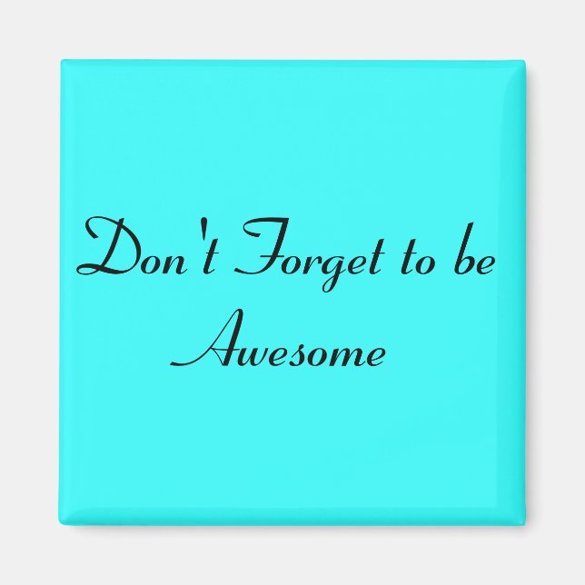 Inspirationella meddelanden magnet (Framsidan)