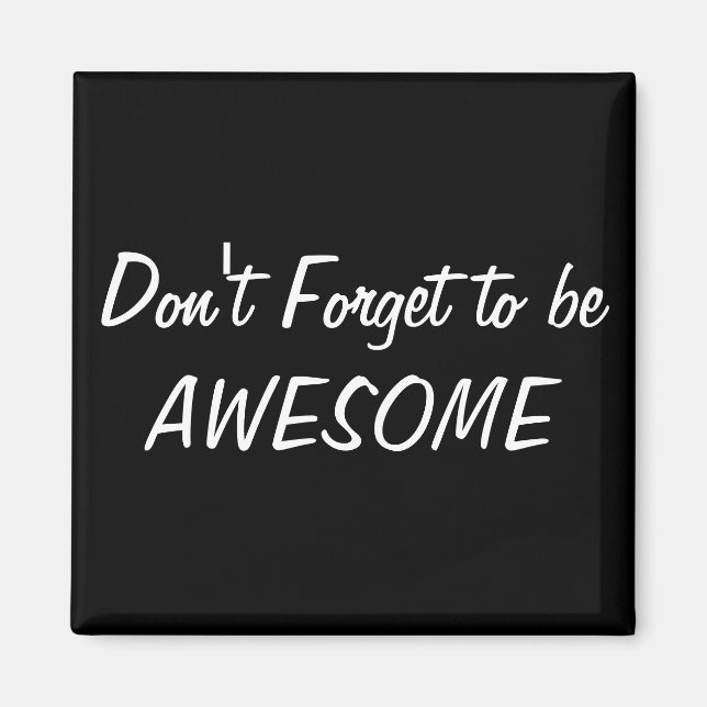 Inspirationella meddelanden magnet (Framsidan)