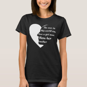 Inspirationella Mor-dottercitattecken T-Shirt