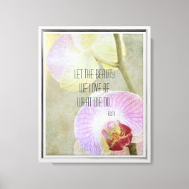 Inspirationella Orchids Canvastryck