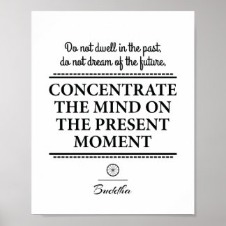 Inspirationellt citat av Buddha Poster