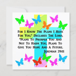 INSPIRATIONELLT JEREMIAH 29:11 KRISTNA INBJUDNINGAR