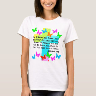 INSPIRATIONELLT JEREMIAH 29:11 KRISTNA T SHIRT
